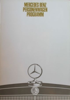 Mercedes-Benz Personenwagen Modellprogramm 1967 Automobilprospekt (4947)